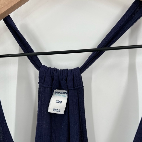 Old Navy Halter Dress Navy Blue Ladies Small - Picture 3 of 4